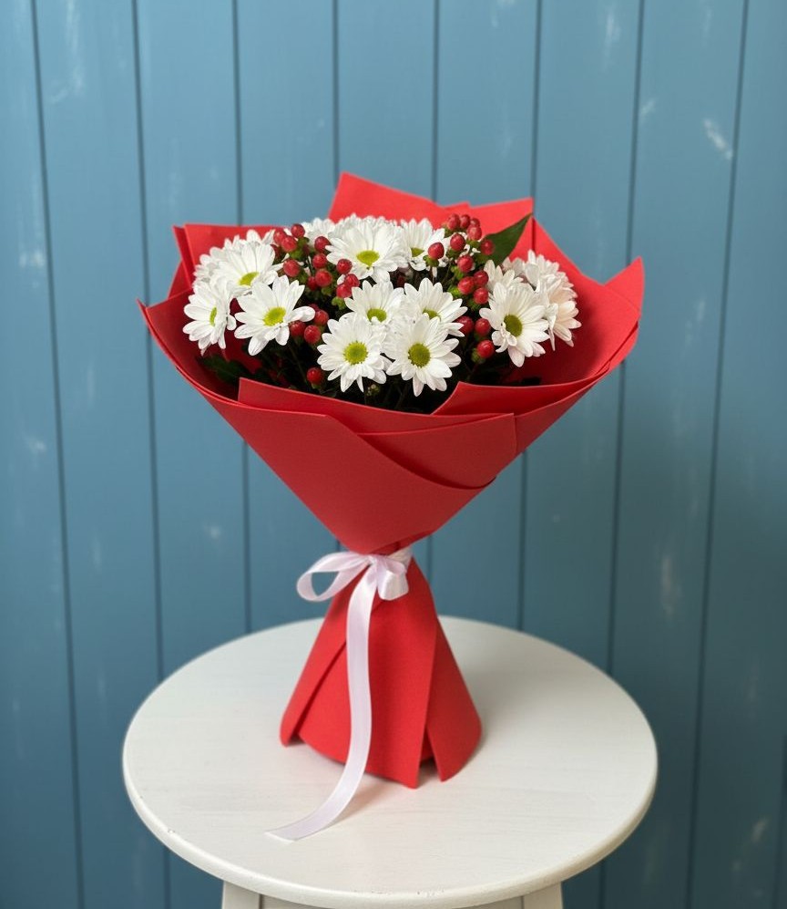 Букет цветов из: Хризантемы в Балаклаве