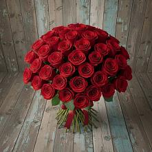 Букет 55 Красных роз Фридом #REPLACE_PRED# Балаклаве