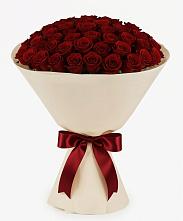 Букет 101 Бордовая роза Блэк Бакарра в Балаклаве