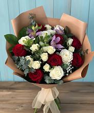 Букет цветов из:  Розы и Альстромерии #REPLACE_PRED# Балаклаве