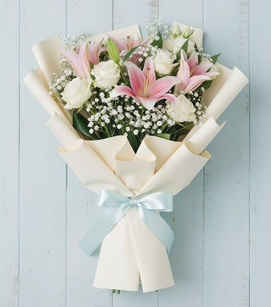 Букет цветов из: Лилии в Балаклаве