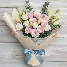 Букет цветов из:  Лизиантусы в Балаклаве