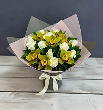 Букет цветов из:  Орхидеи и Розы в Балаклаве