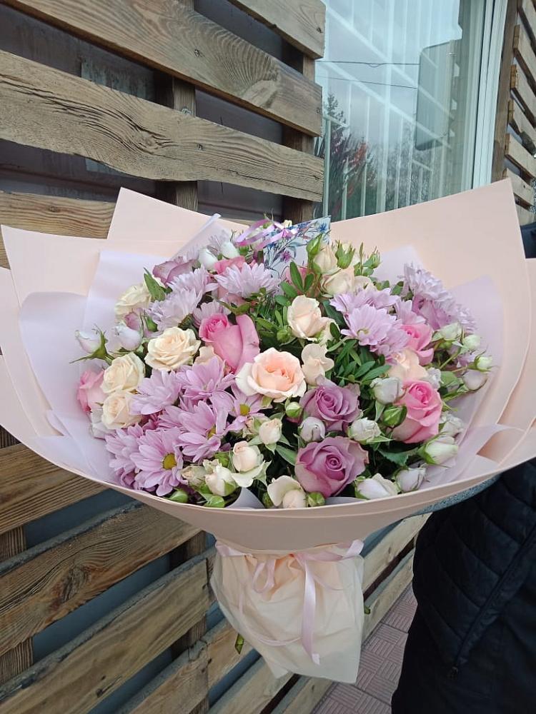 Букет цветов из: Розы и Хризантемы в Балаклаве