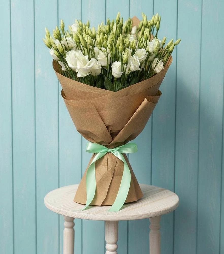 Букет цветов из: Лизиантусы в Балаклаве