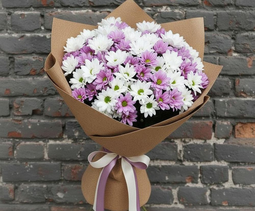 Букет цветов из: Хризантемы в Балаклаве