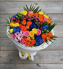 Букет цветов из:  Розы и Хризантемы в Балаклаве