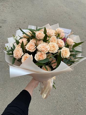 Букет Кремовые розы Латте в Балаклаве