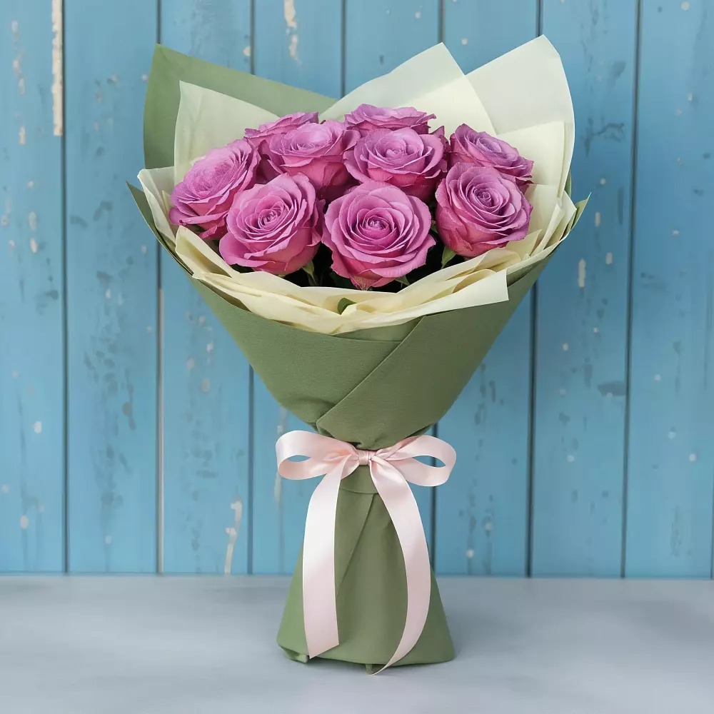 Букет Розы Фёрст Леди в Балаклаве