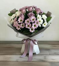 Букет цветов из:  Хризантемы и Розы в Балаклаве