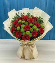 Букет цветов из:  Розы и Хризантемы #REPLACE_PRED# Балаклаве