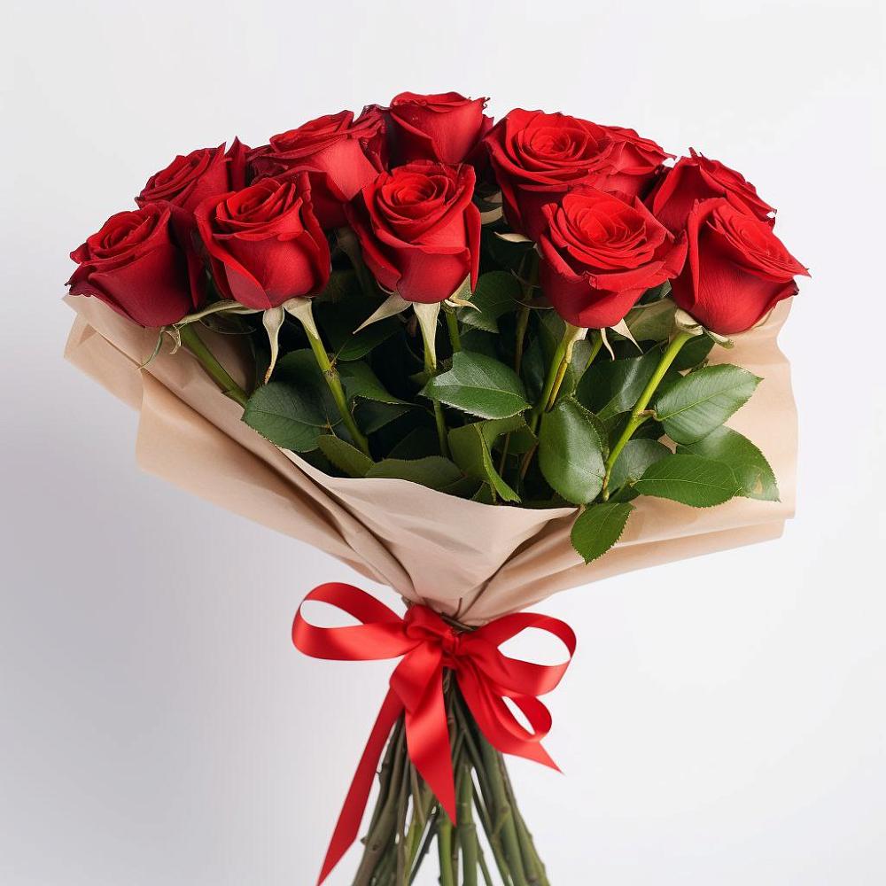 Букет 11 Красных роз Эдлесс Лав в Балаклаве